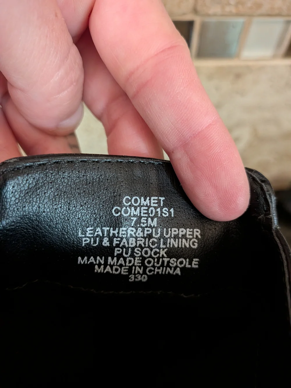 Black Studded Buckle Block Heel Ankle Boots - Picture 11 of 13